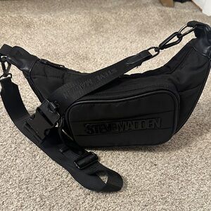 Steve Madden Black Belt Bag